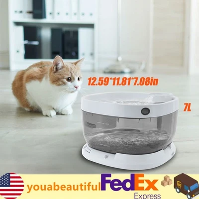 Cat Water Fountain, Pet Water Fountain, Cat Drinking Fountain, 5000mAh Battery - Image 1 of 4
