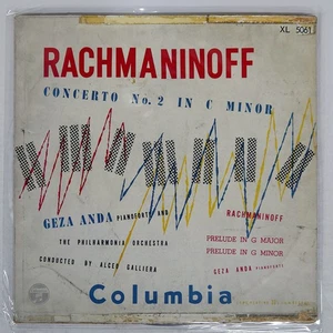 ALCEO GALLIERA RACHMANINOFF CO COLUMBIA XL5061 Japan 12 - Picture 1 of 1