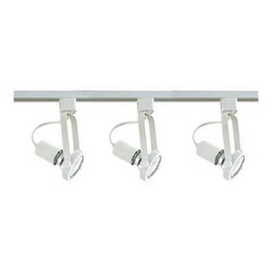 Quorum Off White 3 Light Gimbal Ring Heads Track Kit Orig $117 - Picture 1 of 2