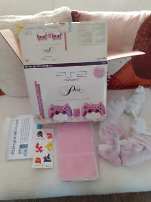 console playstation ps2 pink rose neuve starter pack en boite - Photo 1/4