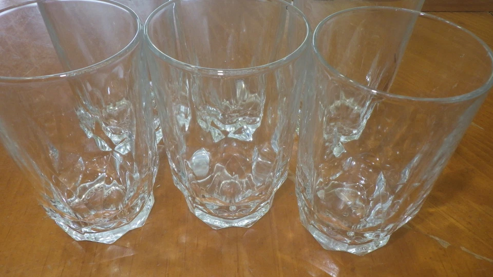 Арктические прозрачные стеклянные стаканы для сока от Arcoroc France 6 8 унций стаканы с плоским дном - Изображение 1 из 4