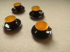 " Vintage" Danish Soholm Pottery Cup and Saucer Set. Made in Denmark 