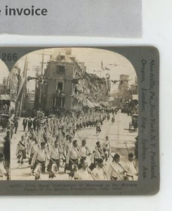 Fifth Royal Highlanders of Montreal Canada Keystone Stereoview - Bild 1 von 3