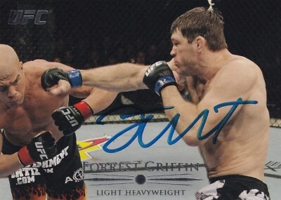 Forrest Griffin Signed 2011 Topps UFC Title Shot Card 112 Autograph 86 76 148 53 - Image 1 of 4