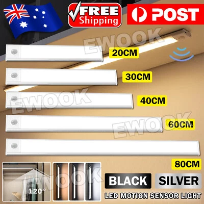 Magnetic Led Motion Sensor Under Closet Dimmable Light Rechargeable Cabinet Lamp - image 1 of 4