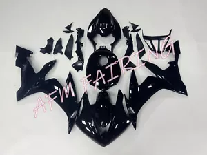 Gloss Black ABS Injection Mold Race/Track Fairing Kit for YZF R1 2004 2005 2006 - Picture 1 of 7