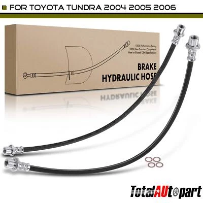 Manguera hidráulica de freno 2 piezas para conductor trasero y pasajero Toyota Tundra 2004-2006 Foto 1 de 4