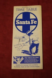 Santa Fe Railroad TimeTable, 1967 - Picture 1 of 3