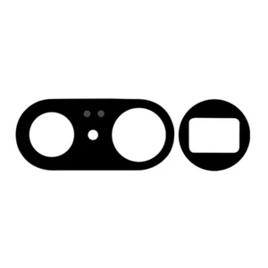 Rear Back Camera Real Glass Lens Cover 2PCS/Set Repair For Google Pixel 7 pro - Picture 1 of 3