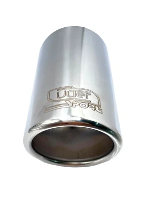 Tapa De Escape Para Alfa Romeo 147 Redonda 65mm De Acero Inoxidable - Imagen 1 de 3