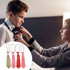  4 Pcs Suit Accessories Boys Necktie Christmas Children's Decorate