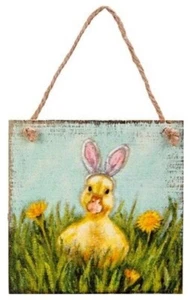 Primitives de Kathy Pato con Orejas de Conejo Animal Adorno de Pascua - Imagen 1 de 2
