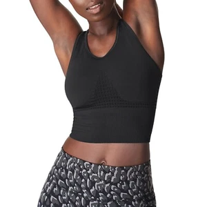 Sweaty Betty Women's Stamina Longline Sports Bra Black S B4HP - Picture 1 of 4