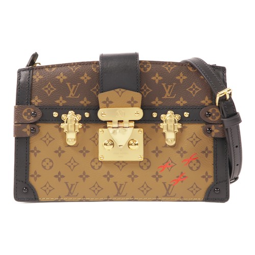 LOUIS VUITTON（LV） Borsa a tracolla Louis Vuitton LV GHW bauletto pochette M43596 monogramma retro marrone