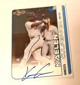 2025 Pulse Lumin Draft Signatures BLUE #KC Kaelen Culpepper XRc #31/49 - Picture 1 of 3