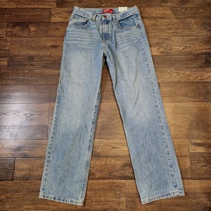 Arizona Boys Original Straight Leg Adjustable Waist Blue Jeans Size 20 Reg NWT - Picture 1 of 15