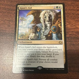 Magic the Gathering MTG Ajani's Aid (188) Aether Revolt MP - Picture 1 of 2