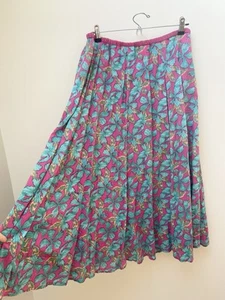 Anokhi For EAST Maxi Skirt 16 Floral Cotton - Picture 1 of 5