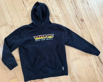 Sudadera con capucha Vans Off The Wall para niños XL gráfico fuego Foto 1 de 4