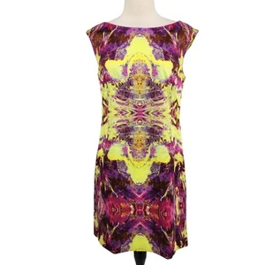 Suzi Chin Satin Sheath Dress - Picture 1 of 7