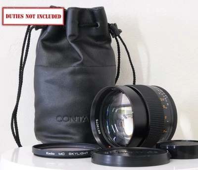 [MINT+] Contax Carl Zeiss Planar T* 85mm f1.4 AEG for C/Y Mount MF From JAPAN - Image 1 of 4