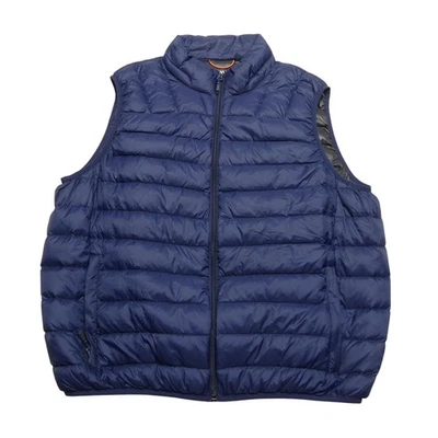 Hawke & Co Sport Vest Mens Extra Large Navy Down Puffer Zipper Pockets HDN589 - Image 1 of 4