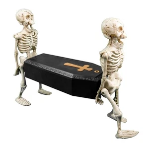 Halloween Sargträger Skelette mit Sarg,Animation,Dekofigur,Schocker, NEU,OVP - Bild 1 von 1