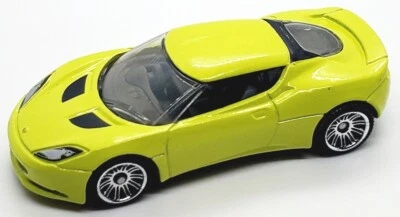 2021 MATCHBOX EXOTIC 2008 LOTUS EVORA NEON YELLOW 1:60 DIECAST 2 3/4" CAR - Image 1 of 4