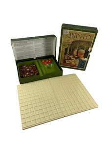 Vintage 1968 Quinto Bücherregal Spiel Strategie fehlende Spielsteine unvollständig - Bild 1 von 8