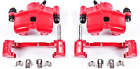 Front S1379 Pair of High-Temp Red Powder Coated Calipers