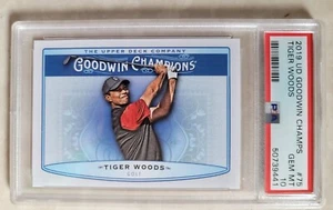 ๐ฅ2019 Upper Deck Goodwin Champions #75 Tiger Woods Parallel PSA 10 Low Pop 23๐ - Picture 1 of 3