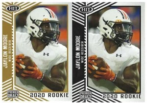 JAYLON MOORE 2020 SAGE Premier Draft Low BASE ROOKIE + GOLD parallel - Picture 1 of 1