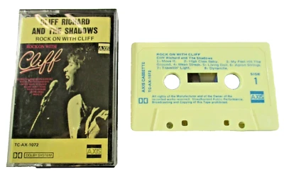 Rock On With Cliff Cliff Richard and The Shadows Cassette Tape 1982 EMI Tested - Image 1 of 4