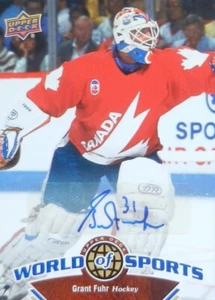 2010 ud upper deck world of sports grant fuhr team canada autograph auto - Picture 1 of 2