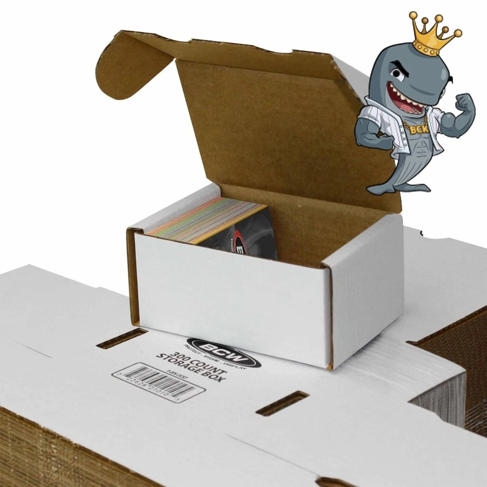 50x BCW 300-card Corrugated Storage Box (50ct Bundle) - $1.14/bx FREE SHIP