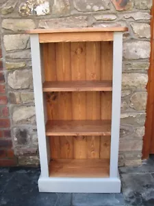 Book Case. UK made. High quality. Solid painted and waxed pine. Not flat-pack. - Picture 1 of 13