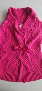 USED Gymboree Girls Pink Sleeveless Sweater- Size XS - Picture 1 of 3