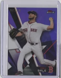 Finest Purple Refractors #64 2018 Chris Sale 151/250 - Imagen 1 de 2