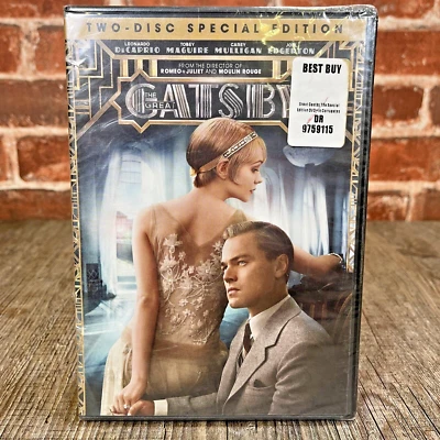 The Great Gatsby Two-Disc Special Edition (2013 DVD) NEW SEALED - Image 1 of 4