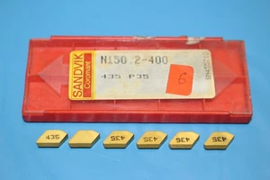 6 Sandvik N150.2-400 435 Wendeplatten Stechplatten N150 . 2 - 400 - Picture 1 of 5