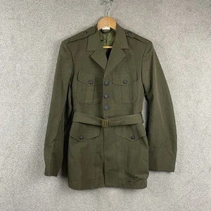 US Military Army Jacket 38R Gabardine Wool Blend Cavalier Uniform Vtg - Picture 1 of 7