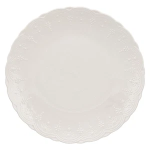 Valentina 10.75" White Dinner Plate, Set of 6 - Bild 1 von 3