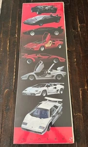 Poster Lamborghini Countach Ron Kimball 1988 12”x36” raro MAI appeso - Foto 1 di 10