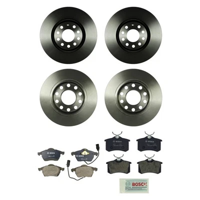 For Audi A4 Quattro 02-06 Brake Kit QuietCast Premium Front & Rear Brake Kit w Foto 1 de 4