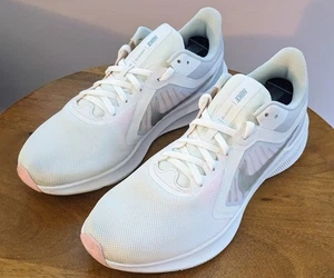 Nike Women's Size 11 Downshifter 11  Running Shoes White Pink CI9984-007 - Picture 1 of 14