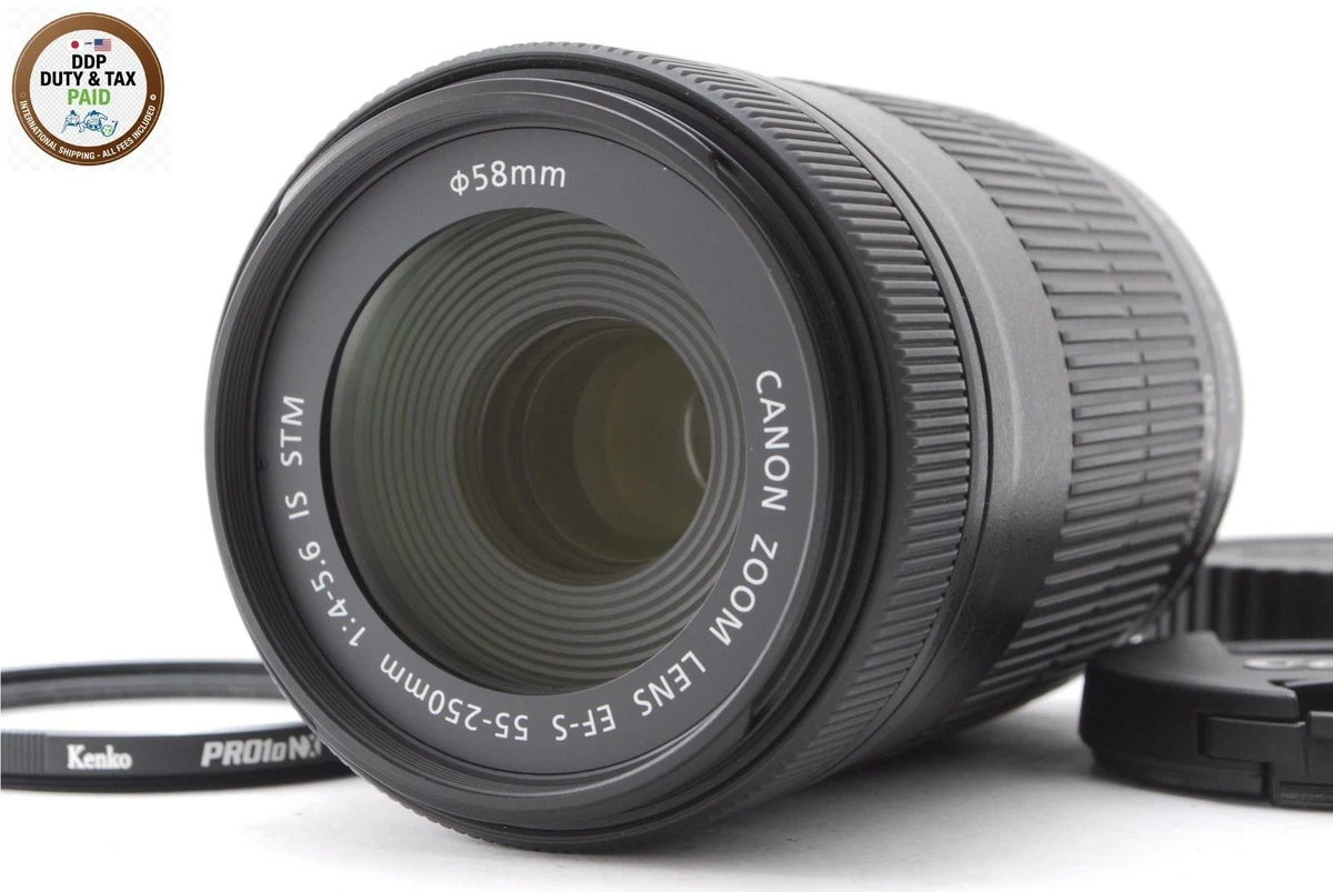 Preços baixos em Canon Ef-s 55-250mm lentes de câmera Focal | eBay
