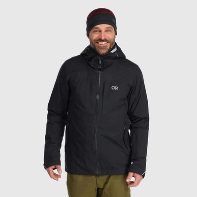 Chaqueta de invierno para hombre Outdoor Research Carbide, negra lisa, X-grande Foto 1 de 3