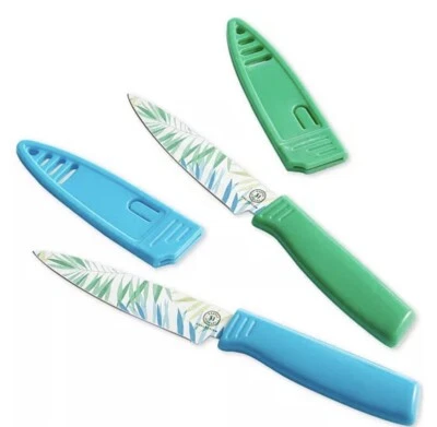 Martha Stewart Collection Tropical Leaf Paring Knives, Set of 2 - Image 1 of 3