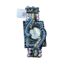 Women's Beaded Stretch Band Watch Need Battery New With Tags - Picture 1 of 4