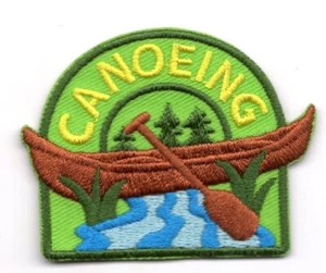 Parche de hierro piragüismo deportes acuáticos remo canoa lago - Imagen 1 de 1